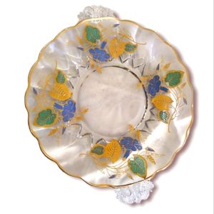 Vintage handled serving plate